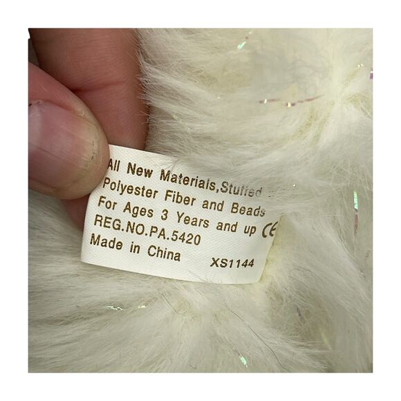 First & Main Snow Angels Kids White Brown Body Suit Stuffed Animal Plush Toy - Picture 6 of 8